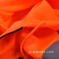 オレンジ色の反射ワークジャケットハイ視認性スウェットシャツ